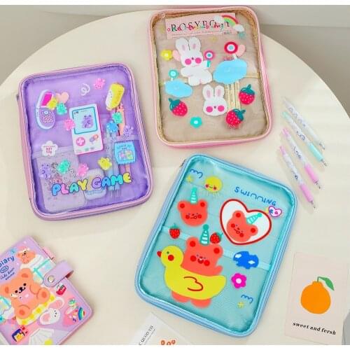 Bentoy Milkjoy Jelly transparent Girls Soft Mini Laptop Bag 11 10.2 inch Business Mac Kawaii Korea Women Cute Handbag