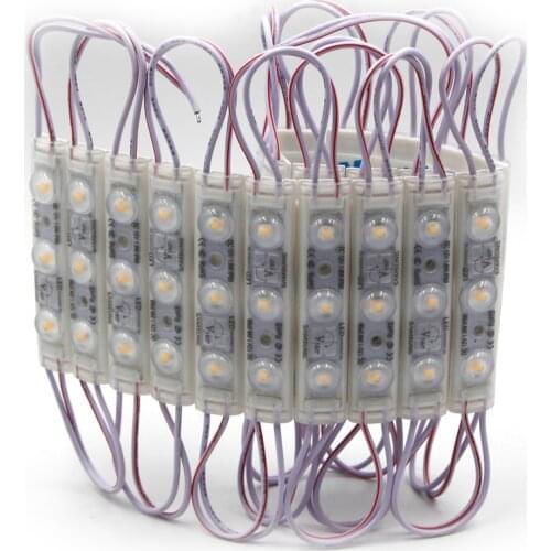 20pcs LED module light store 1.5W front window amusement park ride LAMP sign SMD 2835 3LED white ip68 Waterproof Strip light