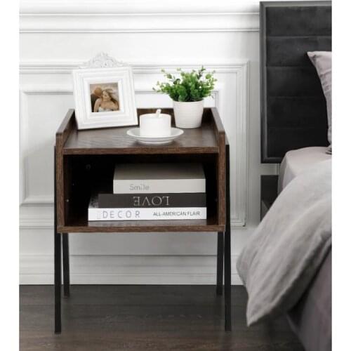 Retro Simple Stylish Wood Nightstands Dresser Bedside End Table Night Stand Bedside Bed storage Rack Bedroom Furniture HWC