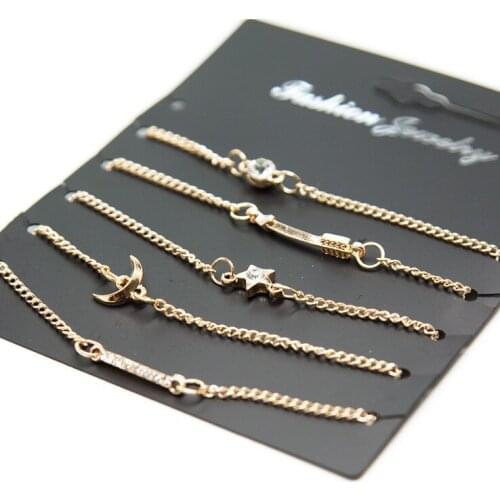 New Arrive Glod Color Heart Pendant Charming Bracelets For Women Lover Jewelry Female Bracelet & Bangles Fashion Pulseras Mujer