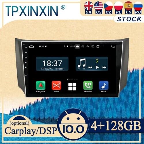10.0 PX6 For Nissan Sylphy Android Car Stereo Car Radio with Screen2 DIN Radio DVD Player Car GPS Navigation Head Unit
