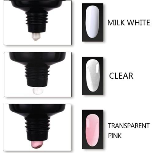 30 ML Organic No Toxic Heatless No Need Tray Paper Fast Cured Nail Extension Poly Acrylic UV Gel For Manicure Professional Salon