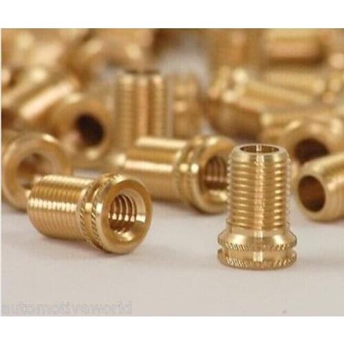 500pcs/lot Adaptor for Pump Woods Schrader Presta Valve for Bike Cycle Bicycle Woods Schrader Brass Adapters