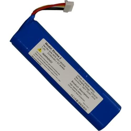 5200mah*2 new battery for jbl xtreme 2 2nd SUN-INTE-103 2INR19/66-2