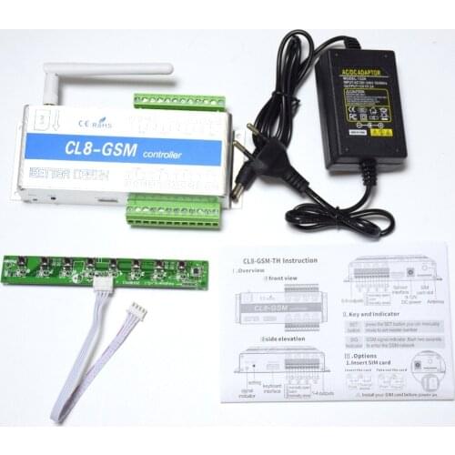 8ch 8 relay gsm relay call remote controller gsm barrier gate opener switch for home appliance water pump motor rolling door