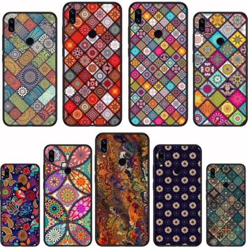 Multi-Color Grid Phone Case For Xiaomi Redmi Note 4 4x 5 6 7 8 pro S2 PLUS 6A PRO