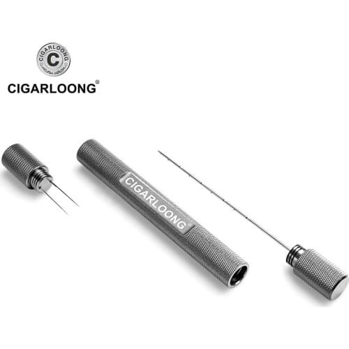 CIGARLOONG 2 in 1 Cigar Tool - Draw Tool, Cigar Punch & Nubber Cigar Holder