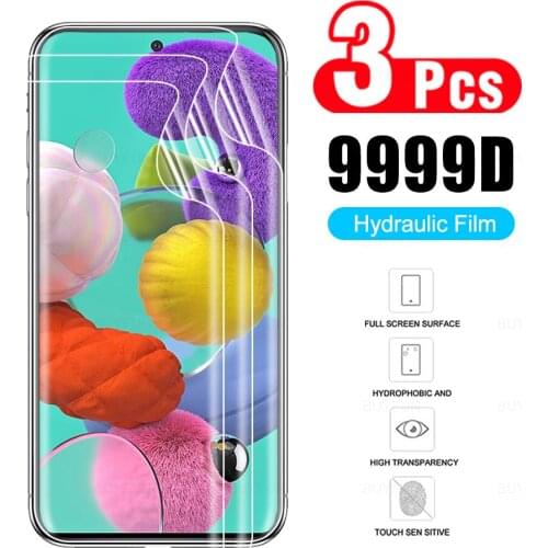 3Pcs Cover Hydrogel Film On The For Samsung Galaxy A50 Screen Protector For Samsung Galaxy A50s A51 Phone Screen Protective Film