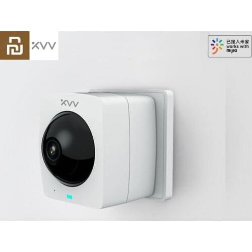 Youpin XiaoVV Smart Panoramic IP Camera HD 1080P 360° Panoramic AI Humanoid Detection Night version work for mi home app