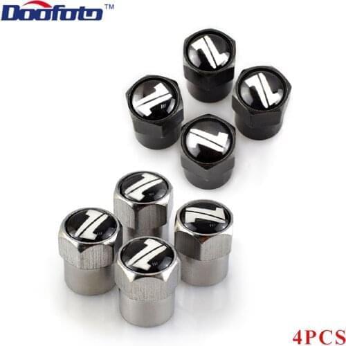 Doofoto 4x Car Valve Caps For Toyota Noah Corolla CHR RAV4 Avensis Auris Camry Accessories Wheel Tyre Tire Stem Cover Universal
