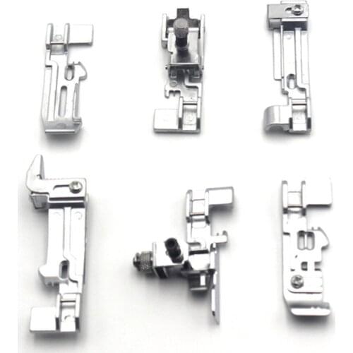 Overlock Seam Sewing Machine Accessories Special Copy Side Seaming Presser Foot For 968 Overlock Presser Foot Set 6 Sets