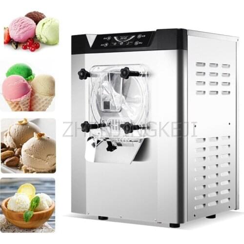 220V Commercial Hard Ice Cream Machine Fully Automatic Desktop Restaurant Chain Chocolate Taro Hard Processing Equipment 1400W