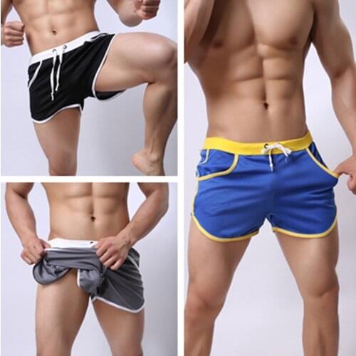 Fashion Mens Beach Shorts 2020 Men Summer Swimming Shorts Beach Pants Quick Dry Swim Shorts Running Gym Men Size M-2XL Trunks
