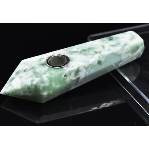 Natural Stone Labradorite Pink Rose Quartz Crystal Smoking Pipes Crystals and Stones Healing