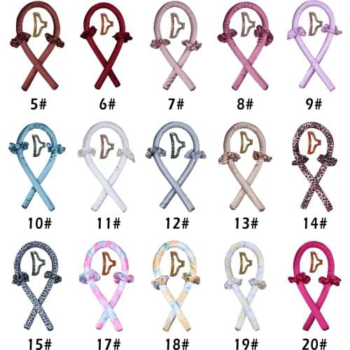 Newest Fashion Heatless Curling Rod Headband Lazy Curler Set Make Hair Soft And Shiny Hairstyle Tools Hot Sale Curling Rod