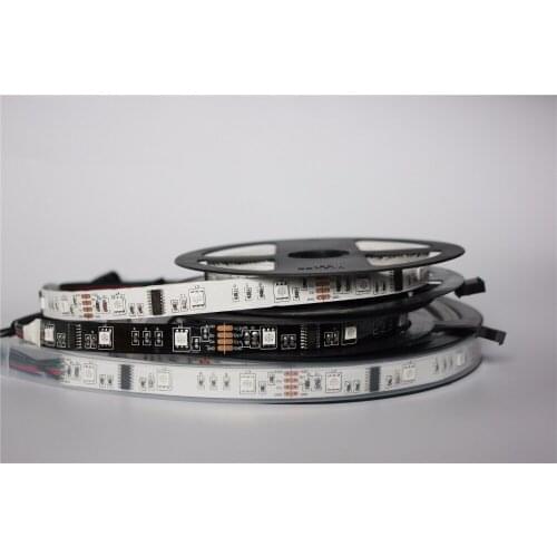 6803 led strip, Waterproof IP67 IP20 DC12V 6803 IC Magic Dream Color LED Flexible 5050 RGB Strip 30LED/m 5m/roll,free shipping