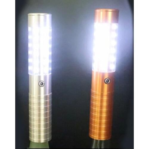 Led luminous Crown Bottle Cover Cold fireworks Sticks Champagne Cap charging flashing Light Aluminum alloy Stricks 10pcs/lot