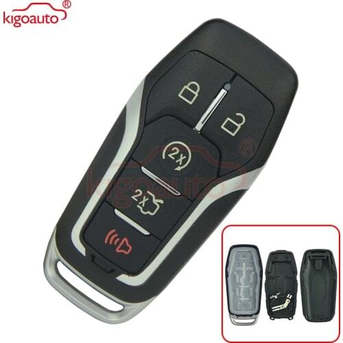 2PCS M3N-A2C31243300 Remote Smart Prox key case 5 button 164-R7989 for Ford Edge Explorer 2016 2017 car Key shell kigoauto