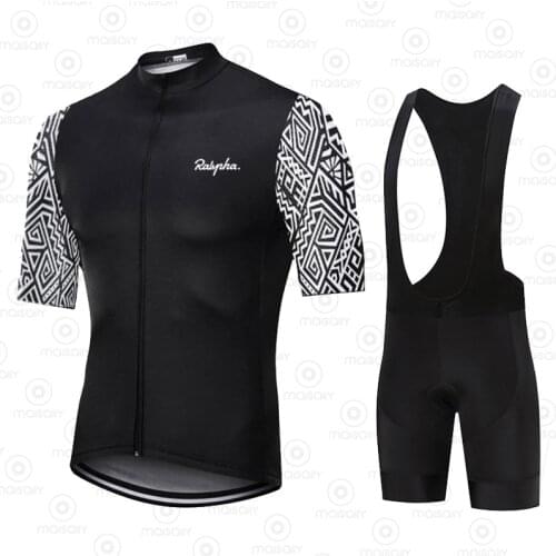 Ralvpha Cycling Clothing 2021 Pro Team Ropa Ciclismo Hombre Short Sleeve Cycling Set Mtb Bike Uniforme Maillot Ciclismo jersey