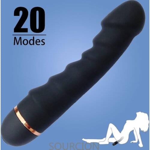 SWT 20 Modes Vibrator Soft Silicone Dildo Realistic Vibrator Masturbator Penis Strong G Spot Vagina Masturbator Adult Sex Toys