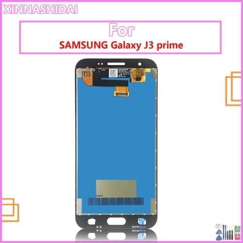 LCD For SAMSUNG GALAXY J327 LCD J3 Prime 2017 j327W J327V J327T J327P Display Touch Screen Display Assembly Replacement