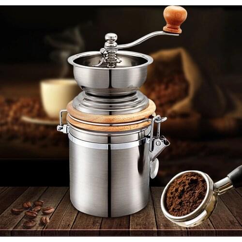 1Pc 304 Stainless Steel Manual Coffee Grinders Home Durable Coffee Grinder Handmade Coffee Machine For Kitchen Bar