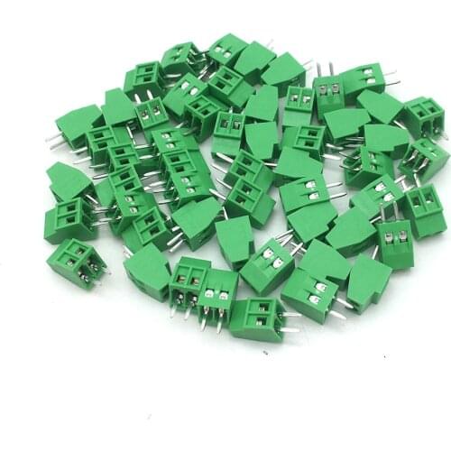 10pcs 2P 4P Splice Terminal 2.54mm Mini Screw Terminal Block Connectors for Wires
