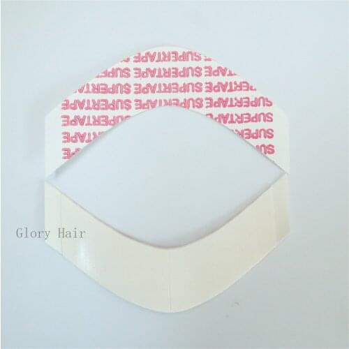 36 PCS Super Stick Hair Tape “A” “C” Shape Transparent Double Side Adhesive Tape for Lace Wig Toupee Hair Extensio