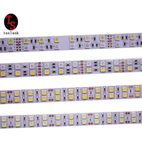 5M Double Row IP20/IP67 waterproof 5050 SMD RGBW(RGB+white) RGBWW(RGB+Warm White) Flexible LED Strips DC12V 5M 120led/M 600LEDs