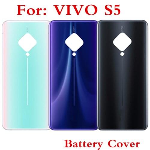 6.44'' Glass Battery Back Rear Cover Door Housing For VIVO S5 Battery Back Cover For S5 Replacement