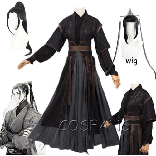 Anime O ZU SHI Song Zitan Cosplay Costume Grandmaster of Demonic Cultivation Cosplay Halloween Costumes for Women Wigs and shoes