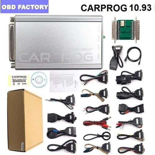 Carprog Online V8.21 Full Adapters Car Prog 10.93 with Keygen For Radio/Dash/IMMO/ECU Auto Repair Tool Car Prog