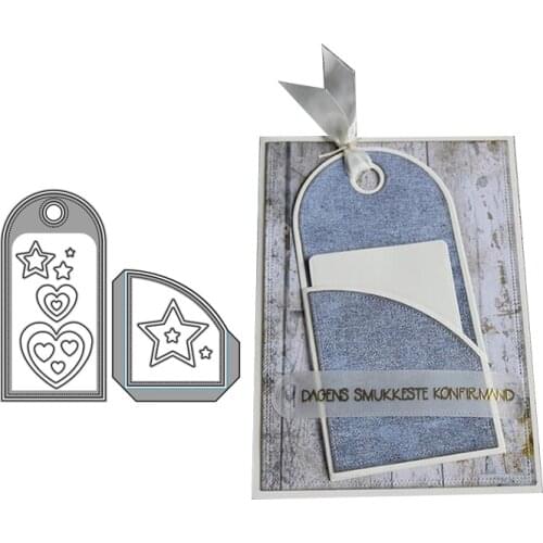 CH New Arrival Tags Metal Cutting Dies Stencils for DIY Scrapbooking/photo Album stamps Decorative Embossing DIY Paper Card