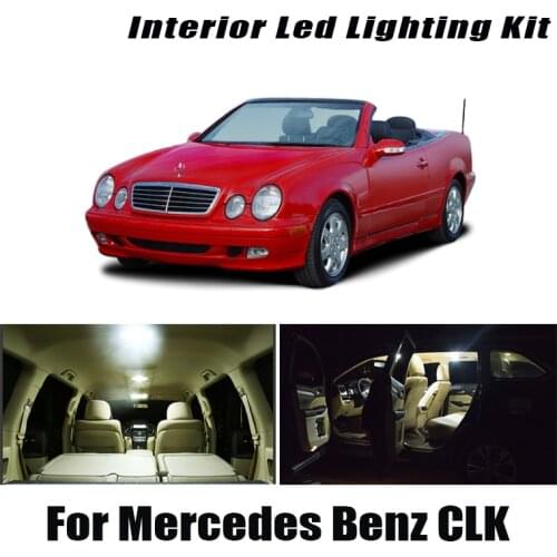 For Mercedes Benz CLK W209 C209 W208 C208 A209 AMG 1998-2009 2010 Vehicle LED Interior Light Canbus No Error Car Accessories