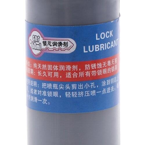 Graphite fine lubricant for lock element locksmith cylinder padlock 60ml Hot