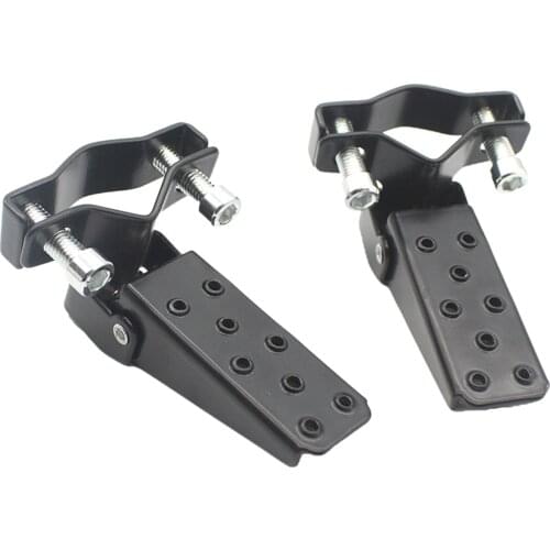 Motorcycle Foot Pegs Pedals Universal 25mm-30mm Black for Yamaha Spare Parts