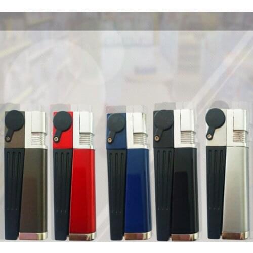 Creative Foldable Metal Combination Set Strange Portable Folding Pipe Ligniter Inflatable Igniter Candle Kitchen Lighter