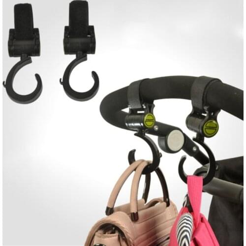 Baby Stroller Hook Multifunctional 360 Basket Strap Bag Hanger Grip Accessories