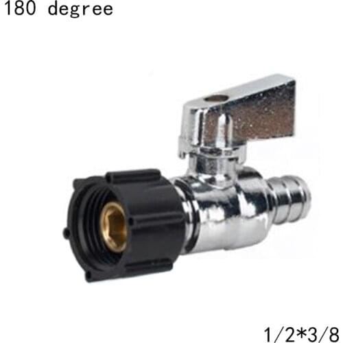Brass ball valve pex ball valve ball valve filter valve drain valve live angle valve 180 degrees 1/2*3/8