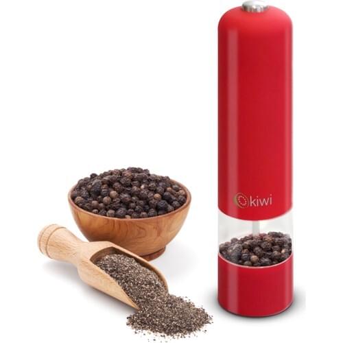 Kiwi Battery Operated Pepper And Salt Mill