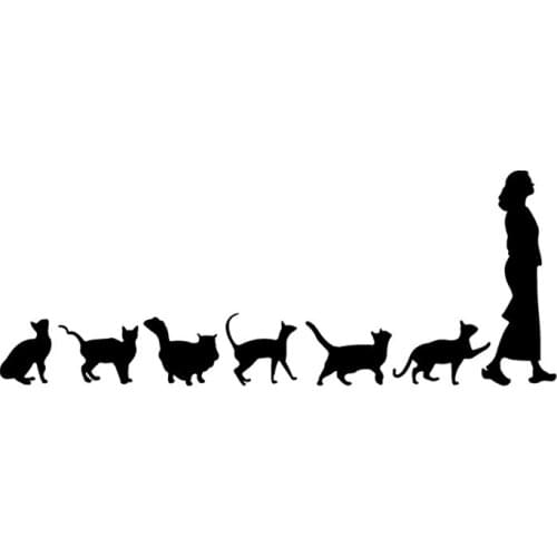 Cute Cat Switch Paste Animal Wall Sticker Creative Design Refrigerator Wall Sticker Can Be Removed