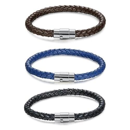 Real Bestxy Hot Selling Real Leather Bracelet Men Jewelry Genuine Leather Bracelets For Women Love Vintage Bracelets & Bangles