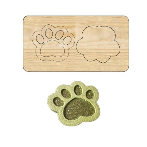 2021 New paw Cutting Dies Wooden Knife Die Compatible With Most Manual Die Cut Cutters