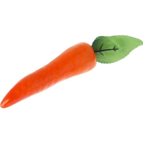 Lifelike Artificial Carrot Simulation Fake Vegetable Photo Props Home Kitchen Decoration Kids Teaching Toy--Y142