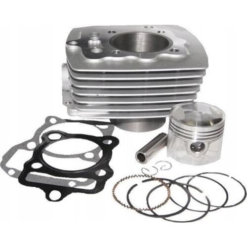 Silver Motorcycle Cylinder Rebuilt Kit Big Bore 62mm for KEEWAY SUPERLIGHT 125 150cc