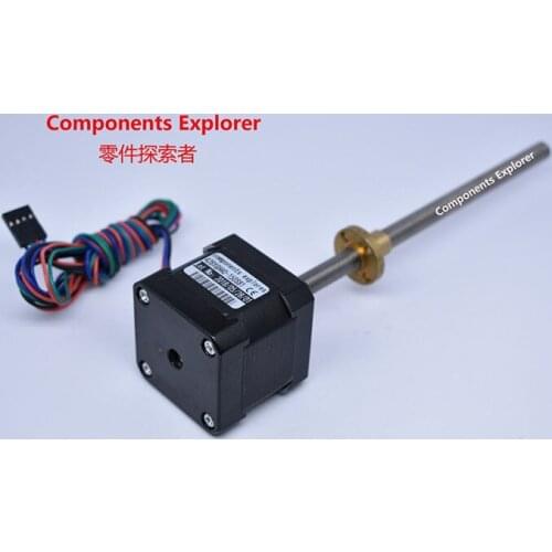 Nema17 Screw stepper motor 42BYGH40-150S81 T8x8 150MM with Copper nut lead 8mm for CE ROSH ISO CNC Laser and 3D printer