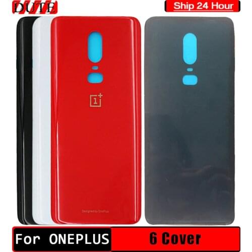 For Oneplus 6 Glass Battery cover Door Smart Phone Back Cover Replacement Repair Part for one plus 6T 1+6
