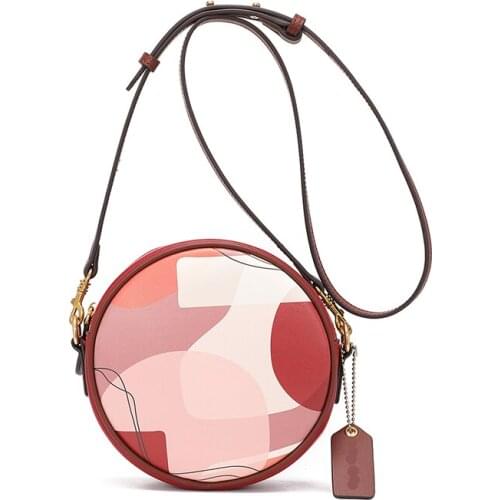 Bag womens summer Mini round bag 2021 new round cake bag niche advanced sense Messenger Bag Fashion round bag