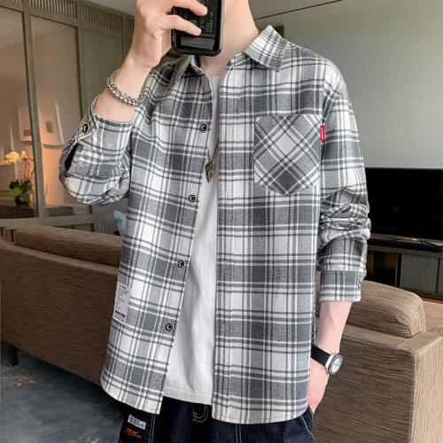 Мужские клечатые рубашки TowerKe China At AliExpress