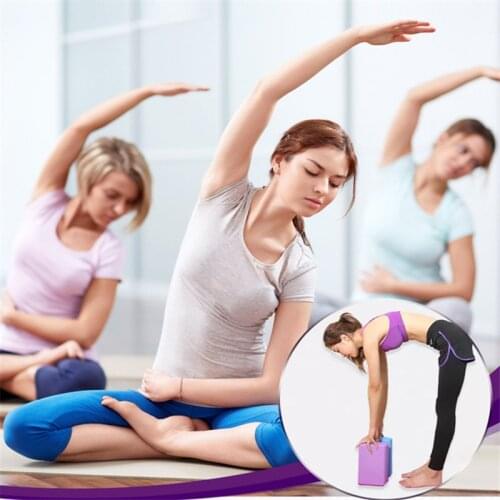 Exercise Fitness Yoga Blocks Foam Bolster Pillow Cushion Gym Training fitness Tool Workout Stretching Health Training